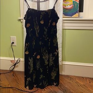 Black floral dress 🌺:)